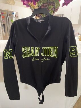 Sean John x Missguided Black Crewneck Top